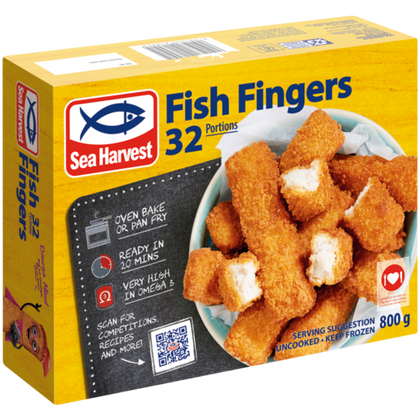 SEA HARVEST FISH FINGERS 800G