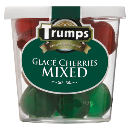 TRUMPS MIXED GLACE CHERRIES 75G