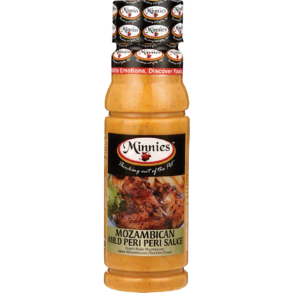 MINNIES MOZAMBICAN HOT PERI PERI SAUCE 250ML