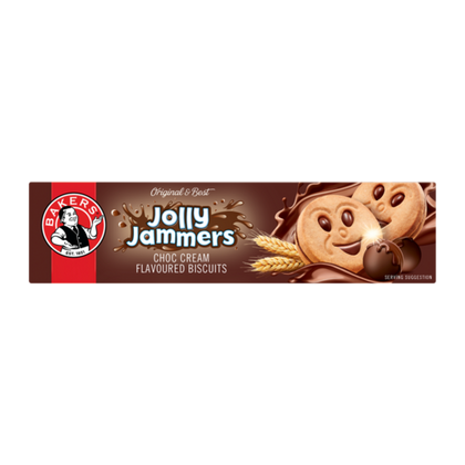 BAKERS JOLLY JAMMERS CHOC CREAM 200G