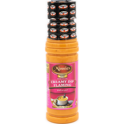 MINNIES CREAMY DIP FLAMING 250ML