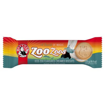 BAKERS  ZOO ZOOS 125G CREAMED  BISCUITS