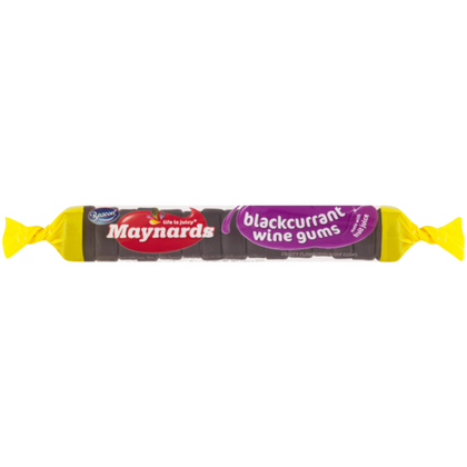 BEACON MAYNARDS BLACKCURRENT WINE GUMS 39G