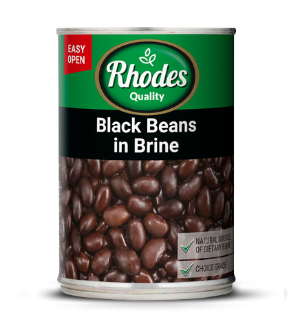 RHODES BLACK BEANS IN BRINE 400G