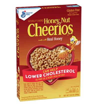 GMI HONEY NUT CHEERIOS CEREAL MID 306g