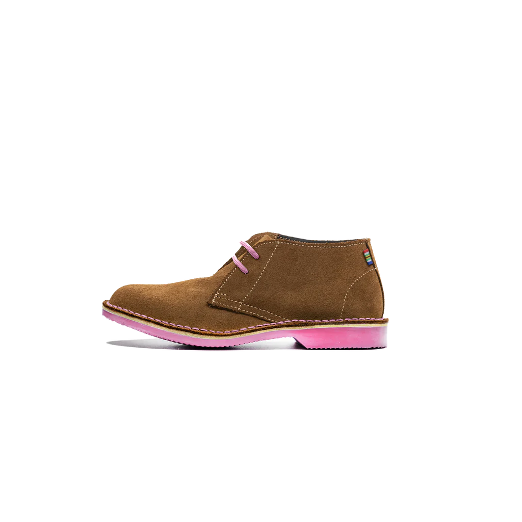 HERITAGE MENS UHAMBO (PINK SOLE) PAIR SIZE 3
