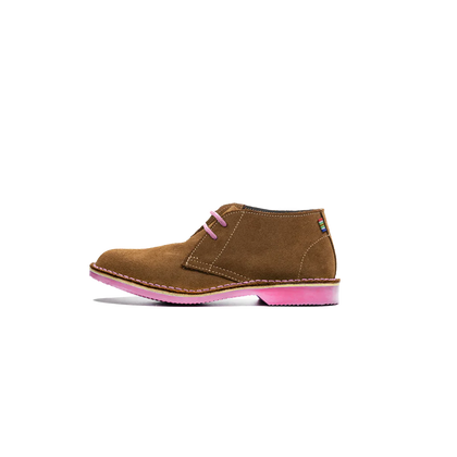 HERITAGE MENS UHAMBO (PINK SOLE) PAIR SIZE 3