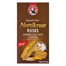 BAKERS NUTTIKRUST RUSKS 450G