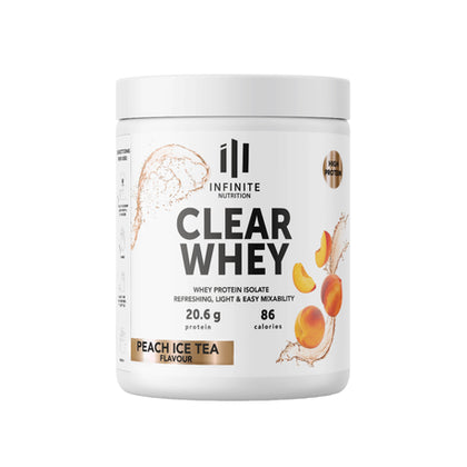 INFINITE NUTRITTION 500G PEACH ICE TEA CLEAR WHEY