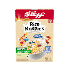 KELLOGGS RICE CRISPIES 340G VANILLA