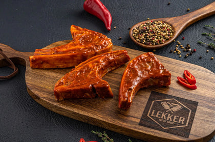 LEKKER MEAT SHOP LAMB RIB CHOPS LEMON & HERB 1KG