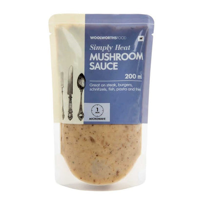 WOOLWORTHS SIMPLY HEAT MUSHROOM SAUCE 200ML