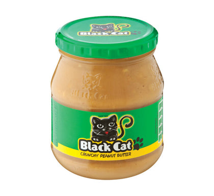 Black Cat Peanut Butter Crunchy – 400g Jar