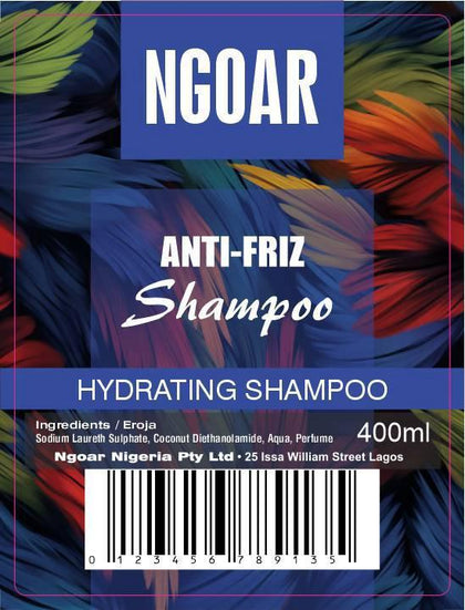 NGOAR ANTI- FRIZ HYDRATING SHAMPOO 400ML