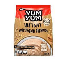 YUM YUM INSTANT MULTIGRAIN PORRIDGE 900G PEANUT BUTTER FLAVOUR