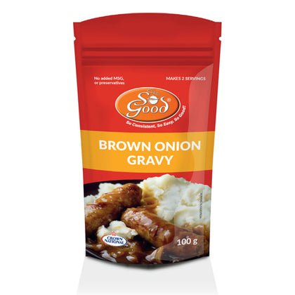 CROWN NATIONAL SO GOOD BROWN ONION GRAVY 100G