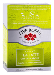 FIVE ROSES CREAMY TEA LATTE GREEN MATCHA 10S – Hyperama - South African ...