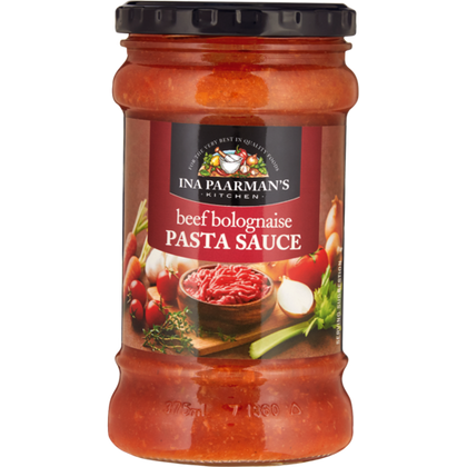 INA PAARMAN S BEEF & BOLOGNAISE PASTA SAUCE 400G