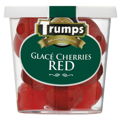 TRUMPS GLACE CHERRIES 650G RED