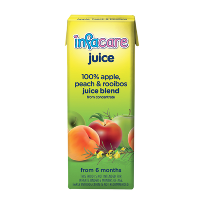 INFACARE JUICE APPLE PEACH & ROOIBOS 200ML
