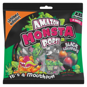 MONSTA POPS ASSORTED BLACK 8s