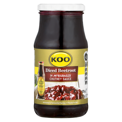 KOO DICED BEETROOT IN MRS  BALLS CHTNY SAUCE 525G