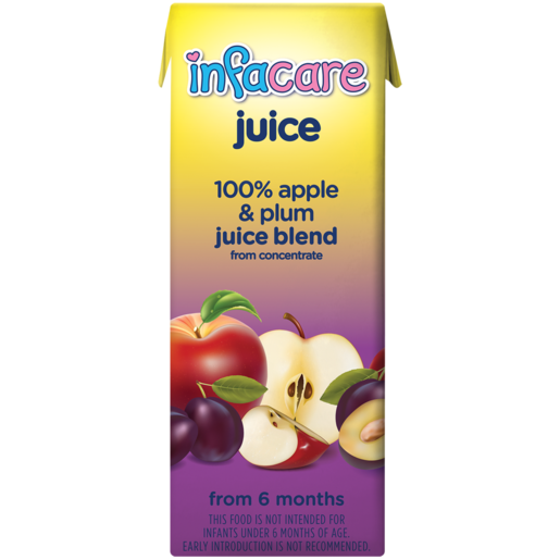 Apple Cranberry Juice Checkers INFACARE JUICE APPLE PLUM 200ML