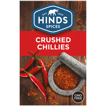 HINDS SPICES CRUSHED CHILLIES 40G