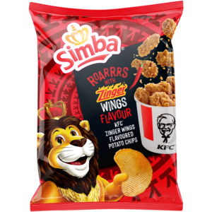 SIMBA CHIPS ZINGER WINGS FLAVOURED120G
