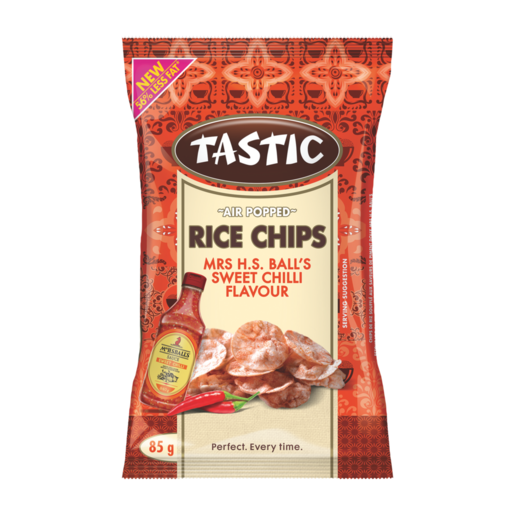 TASTIC RICE CHIPS 8 MRS H.S BALL S SWEET CHILLI – Hyperama - South ...
