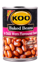 KOO BAKED BEANS IN/SCE  IN C/WORS FLAVOUR