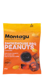 MONTAGU PEANUTS  SMOKEHOUSE BBQ 50G