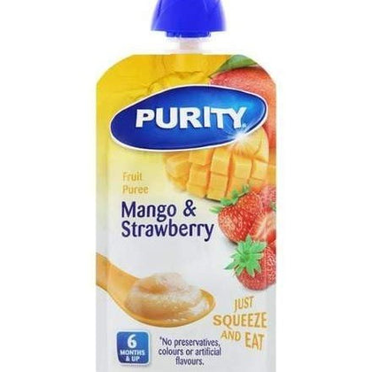 Purity Fruit Puree Mango Strawberry 110ml