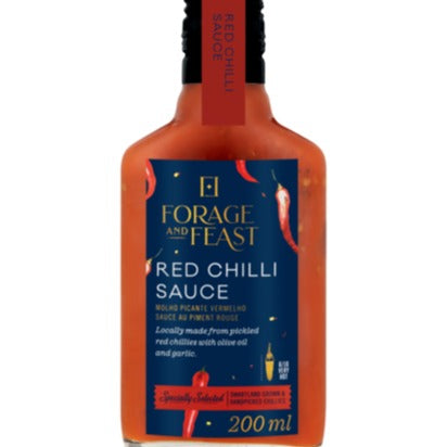 FORAGE AND FEAST 200ML RED CHILLI SAUCE