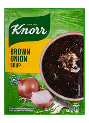 KNORR PACKET SOUP BROWN ONION 50G