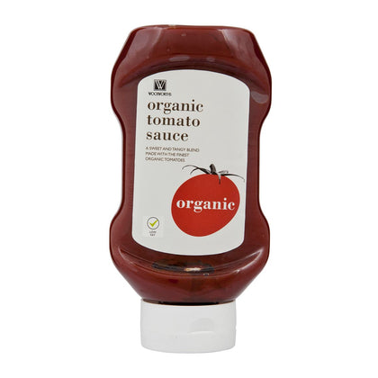 WOOLWORTHS ORGANIC TOMATO SAUCE 565G