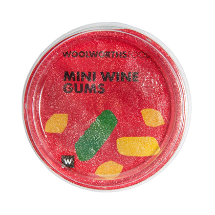 WOOLWORTHS MINI WINE GUM 100G