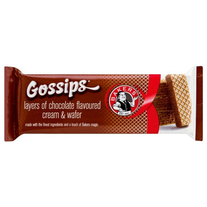 BAKERS WAFER GOSSIPS CHOCOLATE 100G