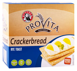 BAKERS CRACKERBREAD RYE TOAST125G