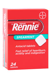 RENNIES 24S GREEN SPEARMINT