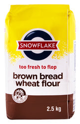 SNOWFLAKE BROWN BREAD FLOUR 2.5KG