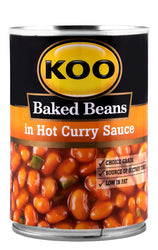 KOO BAKED BEANS 410G HOT CURRY SAUCE