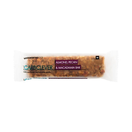 WOOLWORTHS ALMOND,PECAN & MACADAMIA BAR 45G