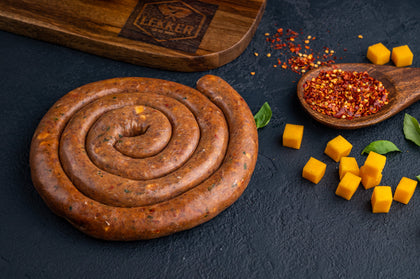 LEKKER MEAT SHOP BEEF BOEREWORS (TRADITIONAL CHEESE) 1KG