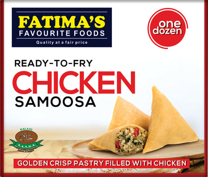 FATIMAS CHICKEN SAMOOSAS 1 DOZEN