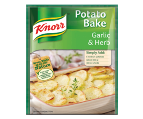 KNORR POTATO BAKE GARLIC & HERB