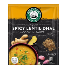 ROBERTSONS INDIAN SPICY LENTIL DHAL COOK IN SAUCE