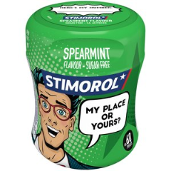STIMOROL SPEARMINT SUGARFREE GUM 60S TIN