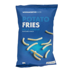 WOOLOWRTHS POTATO FRIES 125G SALT AND VINEGAR