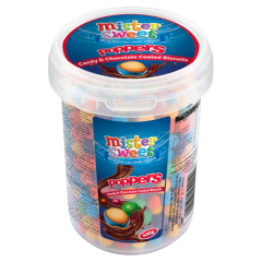 MISTER SWEETS POPPERS TUB 400G, BISCUIT